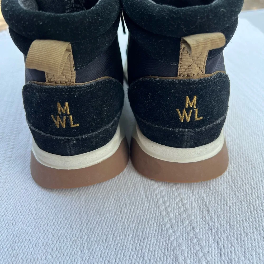 Madewell Sneaker Boots Black Woman 8.5 Men 7